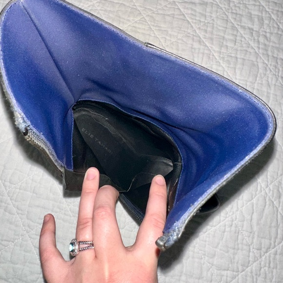 Elie Tahari Black Leather Boots - Picture 5 of 5